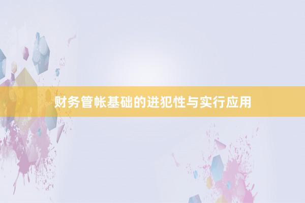 财务管帐基础的进犯性与实行应用