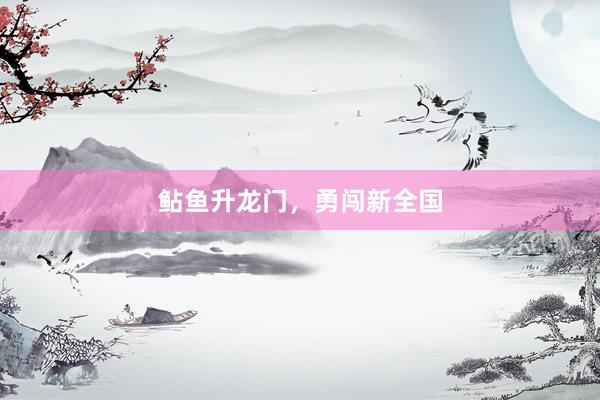 鲇鱼升龙门，勇闯新全国